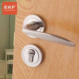 EKF 通用型拉丝镍锁室内门双锁舌 Z9 5123BN锁具价格,图片,品牌信息 齐家网产品库
